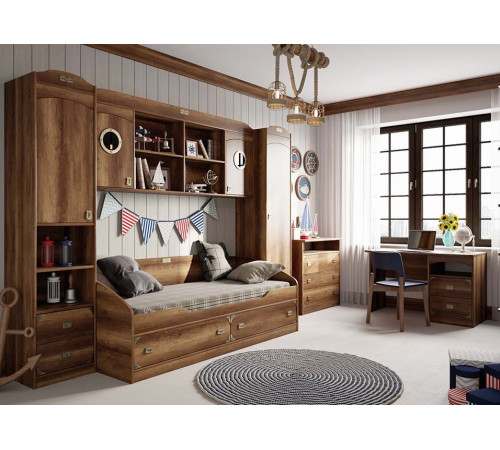 Набор детской мебели «Навигатор» 3 (Дуб Каньон) ГН-250.003