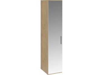 Шкаф для белья с 1 зеркальной дверью левый «Николь» (Бунратти) СМ-295.07.002 L