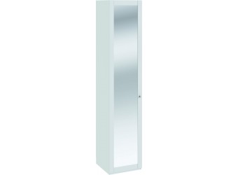 Шкаф для белья с зеркальной дверью «Ривьера» (Белый) СМ 241.21.001