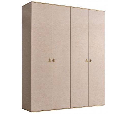 Четырехстворчатый шкаф для одежды Rimini РМШ2/4 (латте)