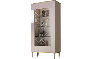 Шкаф витрина Rimini РМВ2-2С правый (слоновая кость)