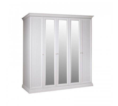 Пятистворчатый шкаф для одежды с зеркалом Амели АМШ1/5 (дуб)