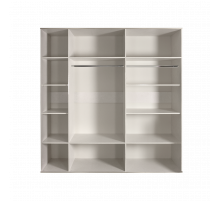 Пятистворчатый шкаф для одежды с ящиками и зеркалами Богемия Фарфале (Bogemia Farfalle) БМШ1/51 (Fа)