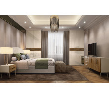 Четырехстворчатый шкаф для одежды Богемия Вуд (Bogemia Wood) БМШ2/4 (Wo)