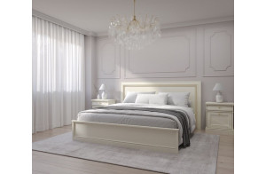 Кровать 1200, Сиена Береза бежевая