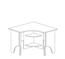 Угловой стол Ралли 858