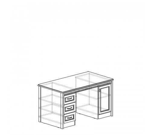 Стол письменный Лючия 193 темный