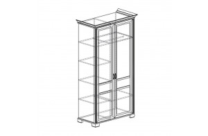 Двухдверный шкаф для одежды Флора 901
